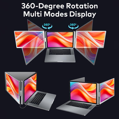 15.6inch Portable Monitor,1080P USB-C HDMI Second External Monitor for Laptop,PC,Mac Phone,PS,Xbox,Swich,IPS Ultra-Thin Zero Frame Gaming Display/Premium Smart Cover