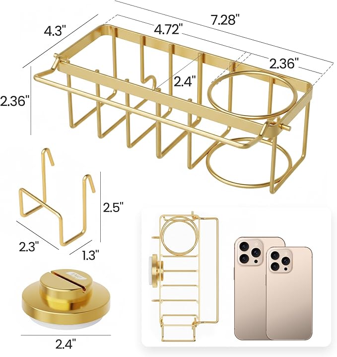 TAILI 4-in-1 Sponge Holder for Kitchen Sink