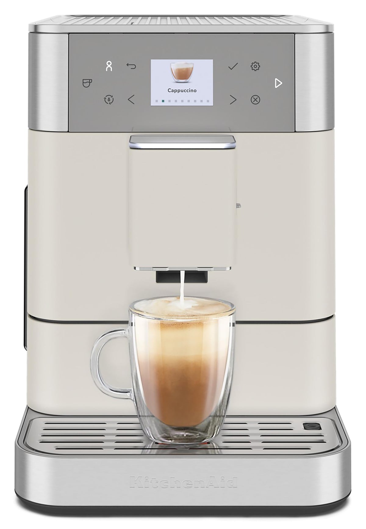KitchenAid Fully Automatic Espresso Machine KF6, KES8556PL, Porcelain White