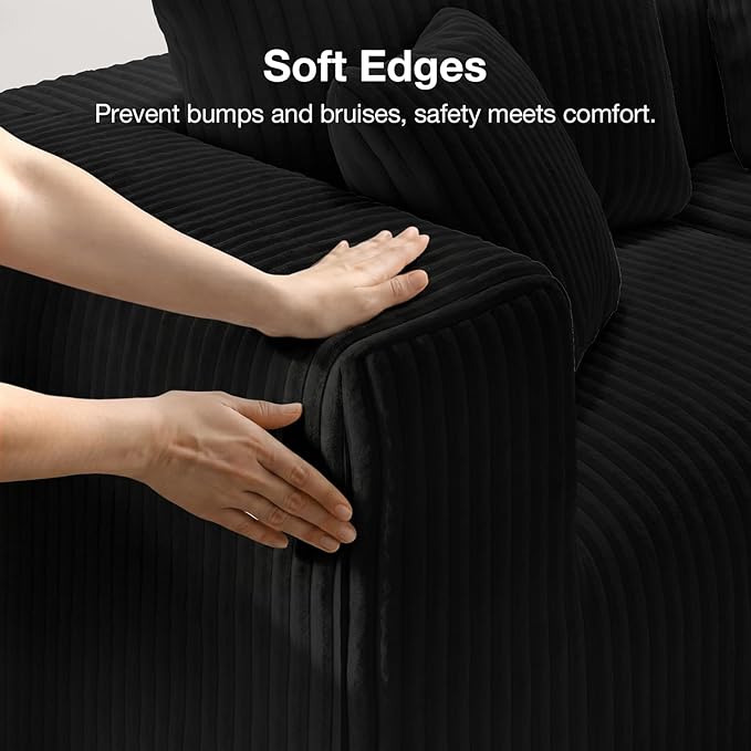 Novilla 106" Modular Sectional Sofa, Modern Cloud Sectional Couch