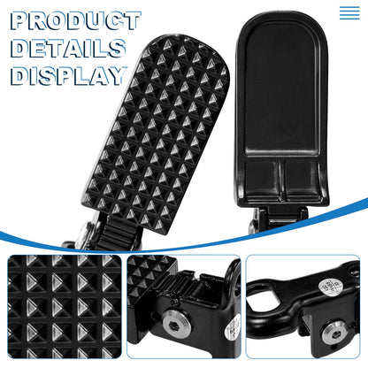 1 Pair Bike Rear Pedals Mini Folding Bike Foot Pegs Stable Bicycle Rear Pedals for Mountain Bike Electric Bike