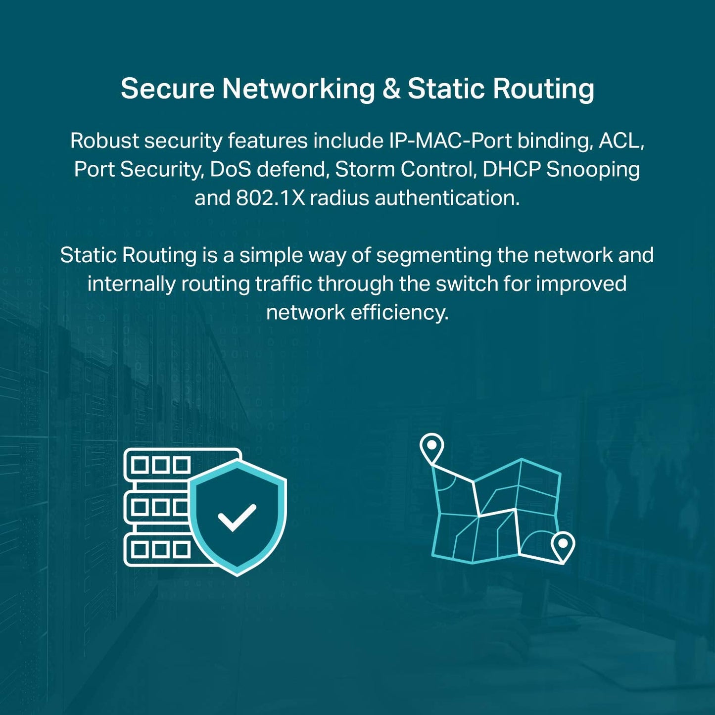TP-Link TL-SG2008 V3 8 Port Gigabit Smart Managed Switch Omada SDN Integrated IPv6 Static Routing L2/L3/L4 QoS, IGMP & Link Aggregation 5 Year Manufacturer Warranty Powered By PoE