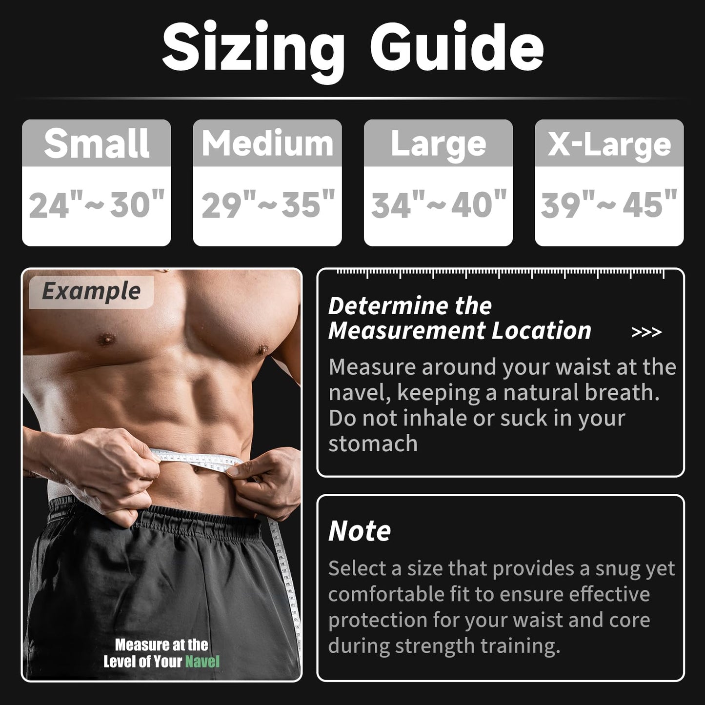 Lever Lifting Belt for Man and Women, Weightlifting with Adjustable Heavy Duty Buckle, Professional Weight Lifting Belt