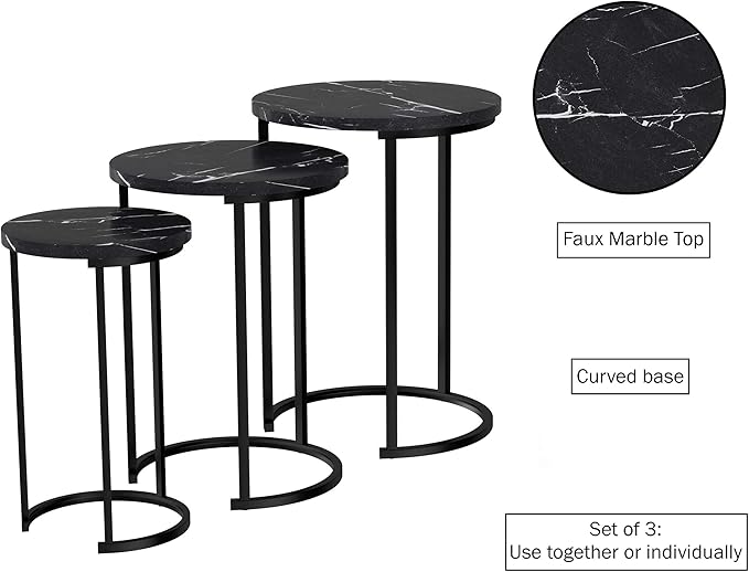 Lavish Home Nesting Tables