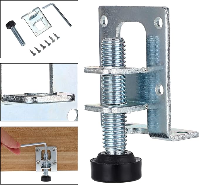OwnMy 4 Packs Heavy Duty Adjustable Furniture Leveling Feets L Shaped Furniture