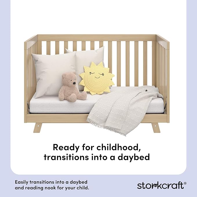 Storkcraft Beckett 3-in-1 Convertible Crib – GREENGUARD Gold Certified