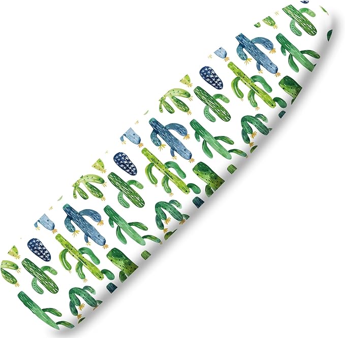 Extra Thick Ironing Board Cover and Pad, Tropical Cactus 15x54 Ironing Board
