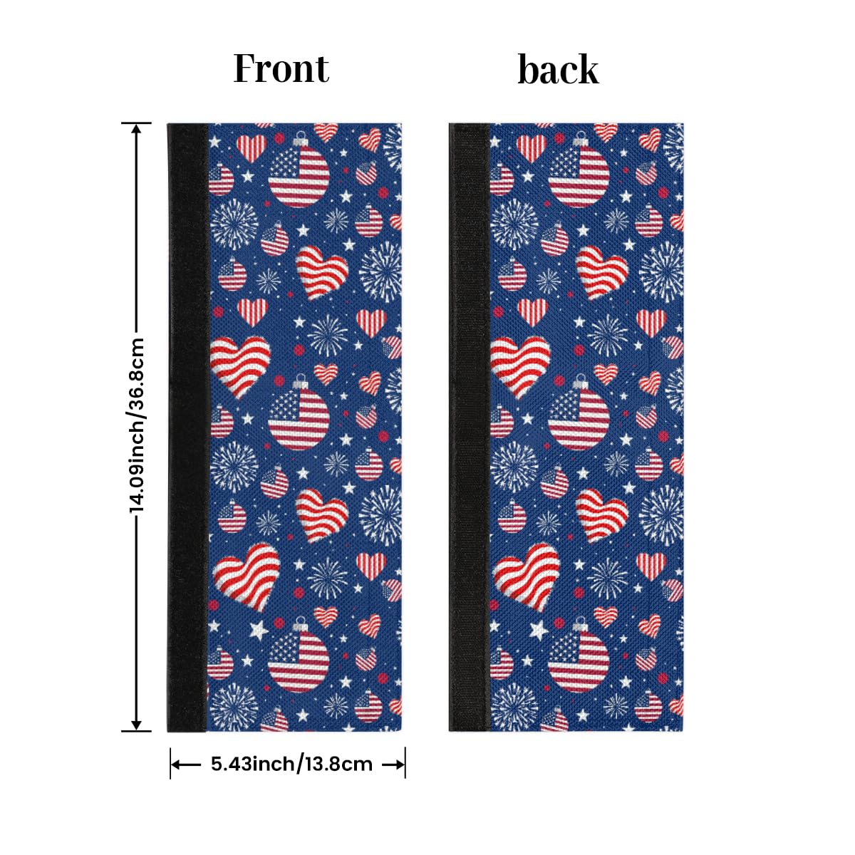 Pardick Refrigerator Door Handle Covers Set of 2, Patriotic Fridge Handle Cover Washable Fridge Dishwasher Door Spring Decor Protector Handle Cover, Keep Your Kitchen Appliance Clean