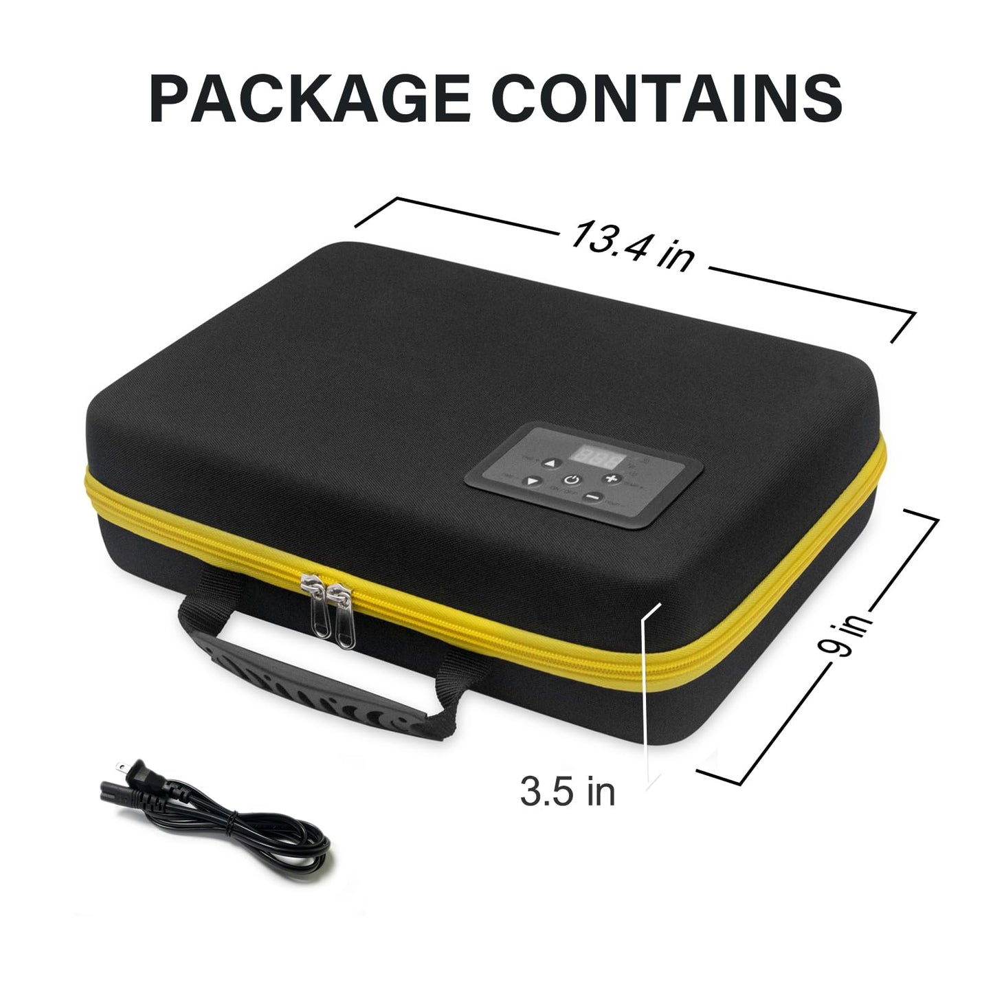 Goodtar Hot Stones Massage Warmer | Massage Heater w/Temp Controller | Portable Heating Massager for Home Spa Muscle Relax Therapy, Hot Stone Heater Case Only(NO Stone) 110V