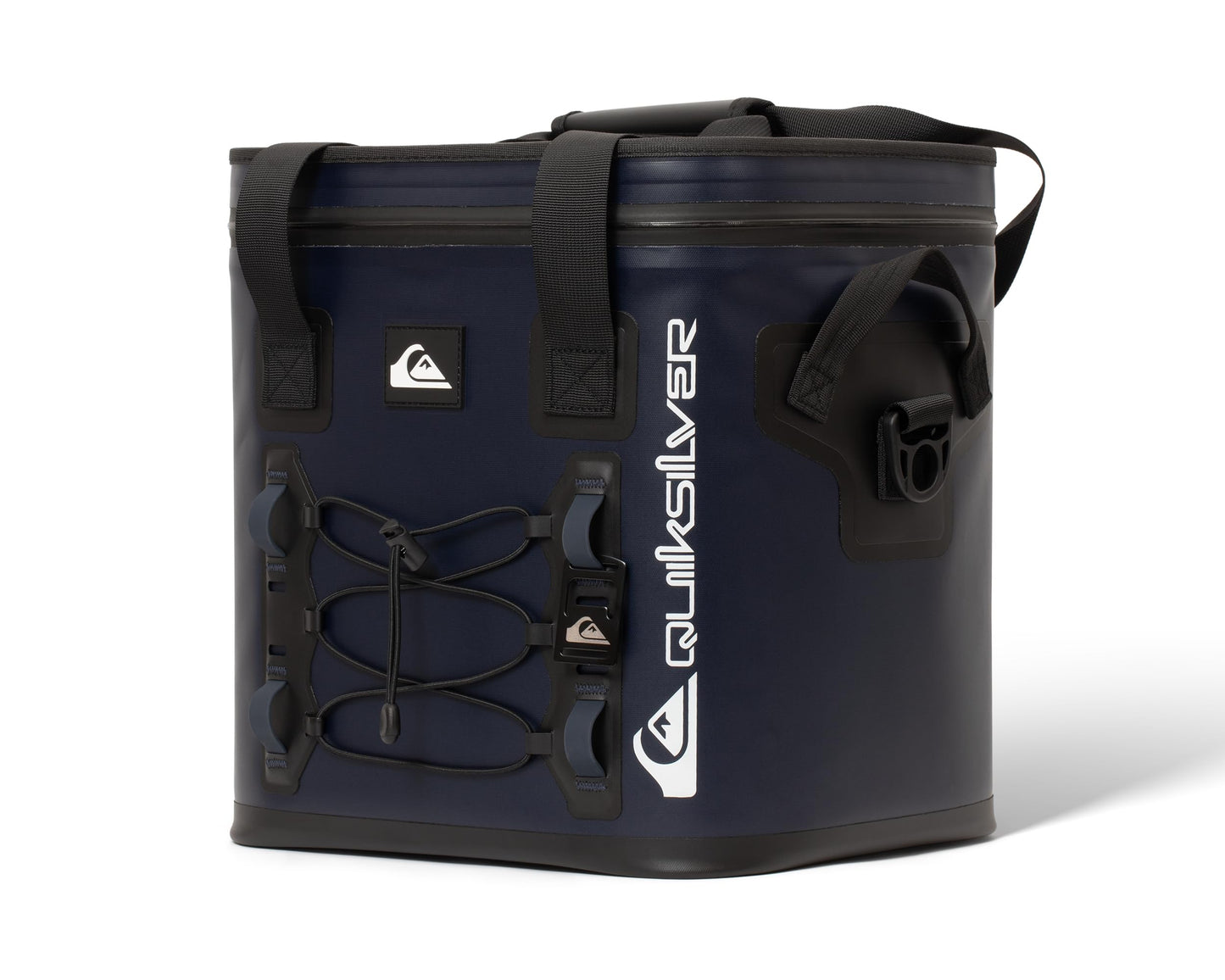 Quiksilver 20L Box Cooler, 24 Cans, 48-72H Insulated Cooling, Leak Proof, Waterproof IPX7, Heavy-Duty, for Beverage, Drink, Lunch, Outdoor, Beach, Camping, Fishing (Dark Navy)