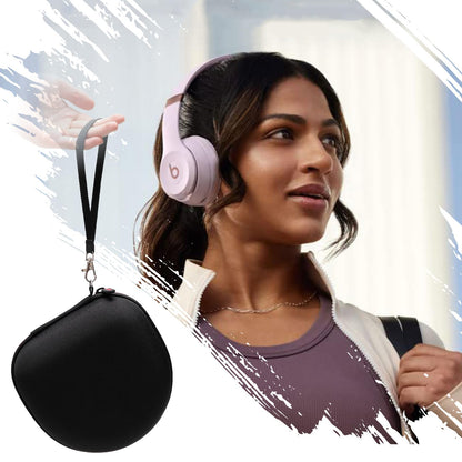 Headphone Headset Case for Beats Studio Pro/JLab JBuds Lux ANC/JBL/TOZO/BERIBES/Picun/KVIDIO Noise Cancelling Over-Ear Foldable Headphones, Black
