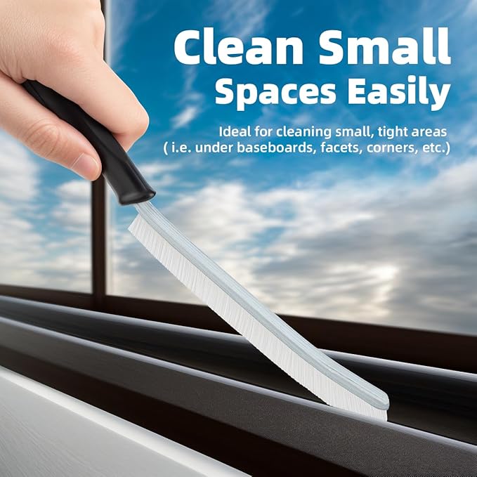 SXhyf Hard Bristle Crevice Cleaning Brush