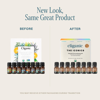 Cliganic Organic Aromatherapy Set (8 Pack)