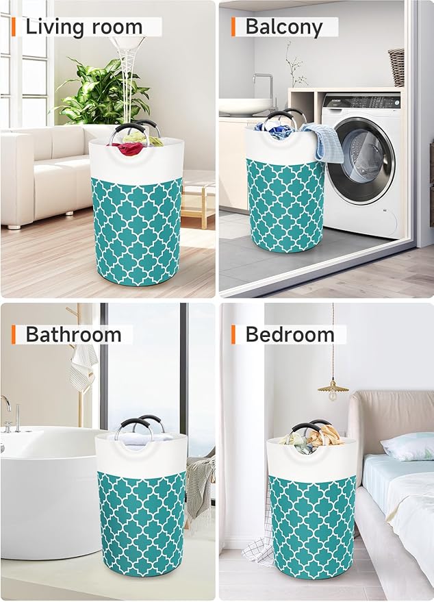 Large Laundry Basket Laundry Hamper Bag Washing Bin Clothes Bag Collapsible Tall