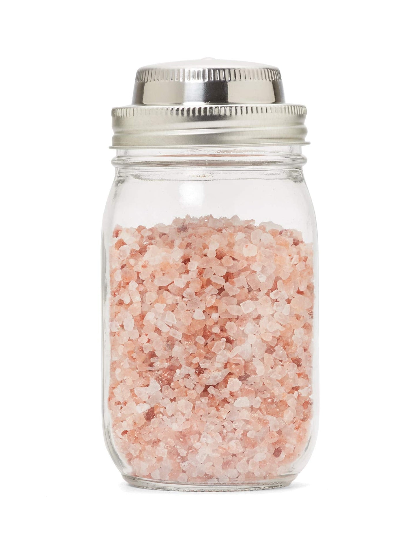 Jarware Stainless Steel Spice Shaker, Regular Mouth Mason Jar Spice Lid