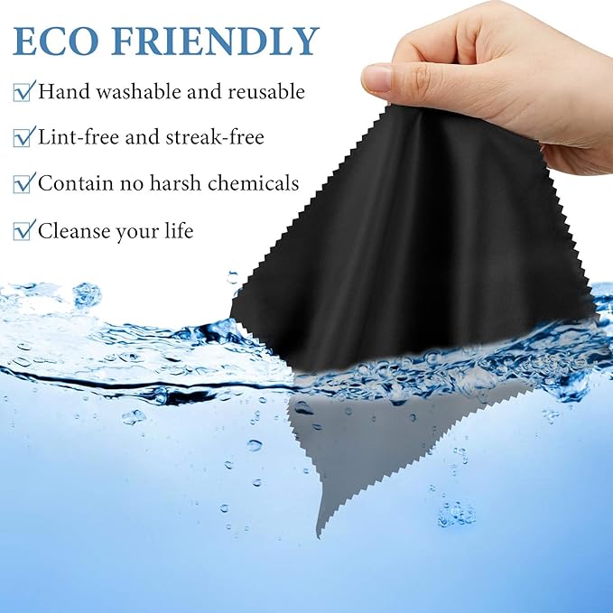 Frienda 50 Pcs Microfiber Cleaning Cloth