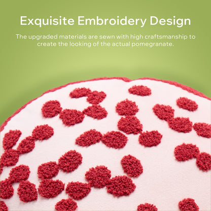 Phantoscope Papaya Shaped Throw Pillow, Fruit Themed Cushion for Couch, Bed and Chair, Pink, 10 x 15 inches