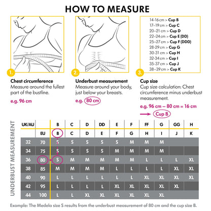 Medela Hands Free Pumping Bustier, Easy Expressing Pumping Bra with Adaptive Stretch and Easy Milk Flow Black