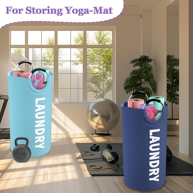 2Pcs Foldable Laundry Basket