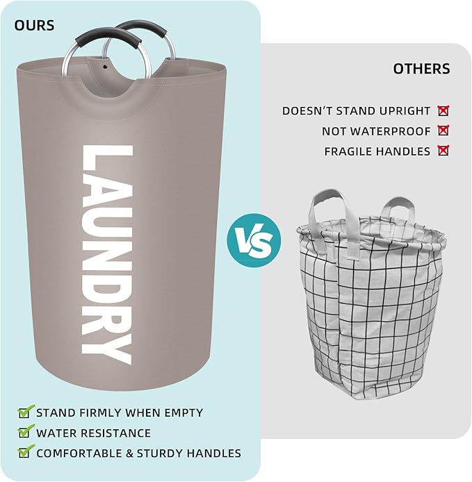 StorageRight 115L Large Laundry Basket, Laundry Hamper, Dirty Clothes Hamper