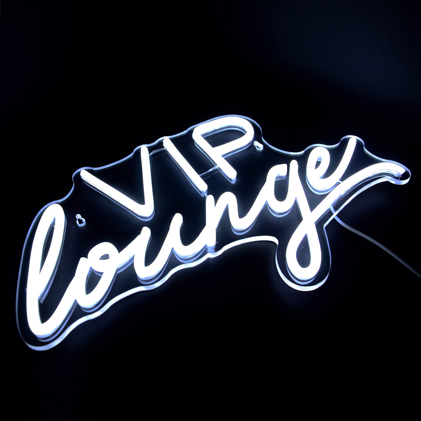 Planzo VIP Lounge Led Neon Light Sign USB Office Hotel Pub Cafe Store Shop Wedding Birthday Party Beauty Salon Airport Railway Station Bistro Nightclubs Wall Sign Decor USB 15.75"X9.65"