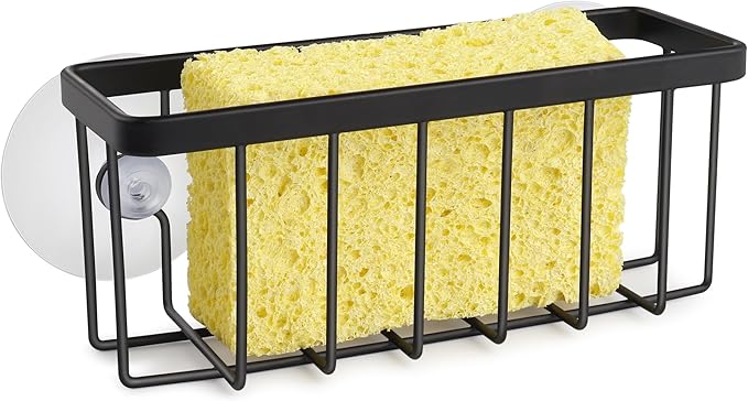 Sponge Holder for Kitchen Sink Suction, Stainless Steel Sponge Holder for
