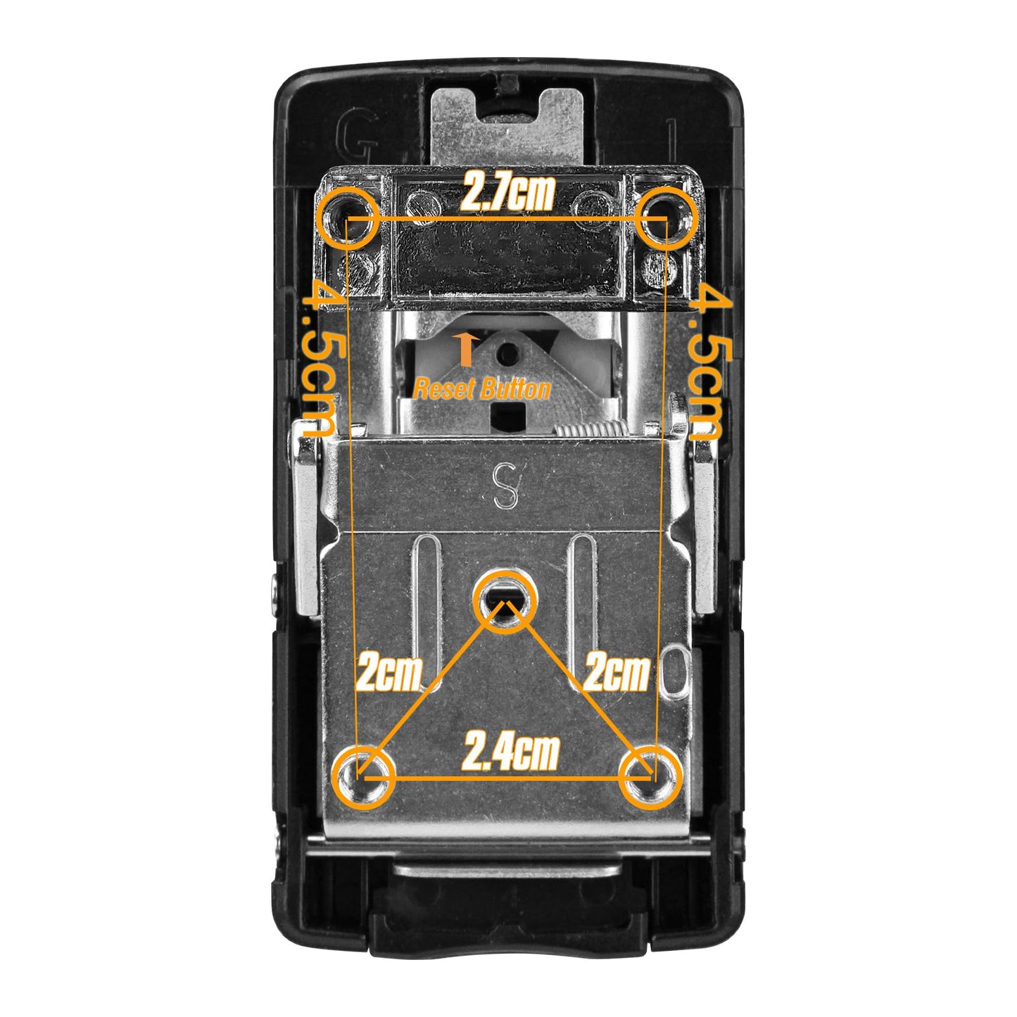 Zoofen 2 Pack Luggage Lock TSA Approved Luggage Travel Lock Luggage Suitcas Lock 3-Digit Combination Lock(Model D)