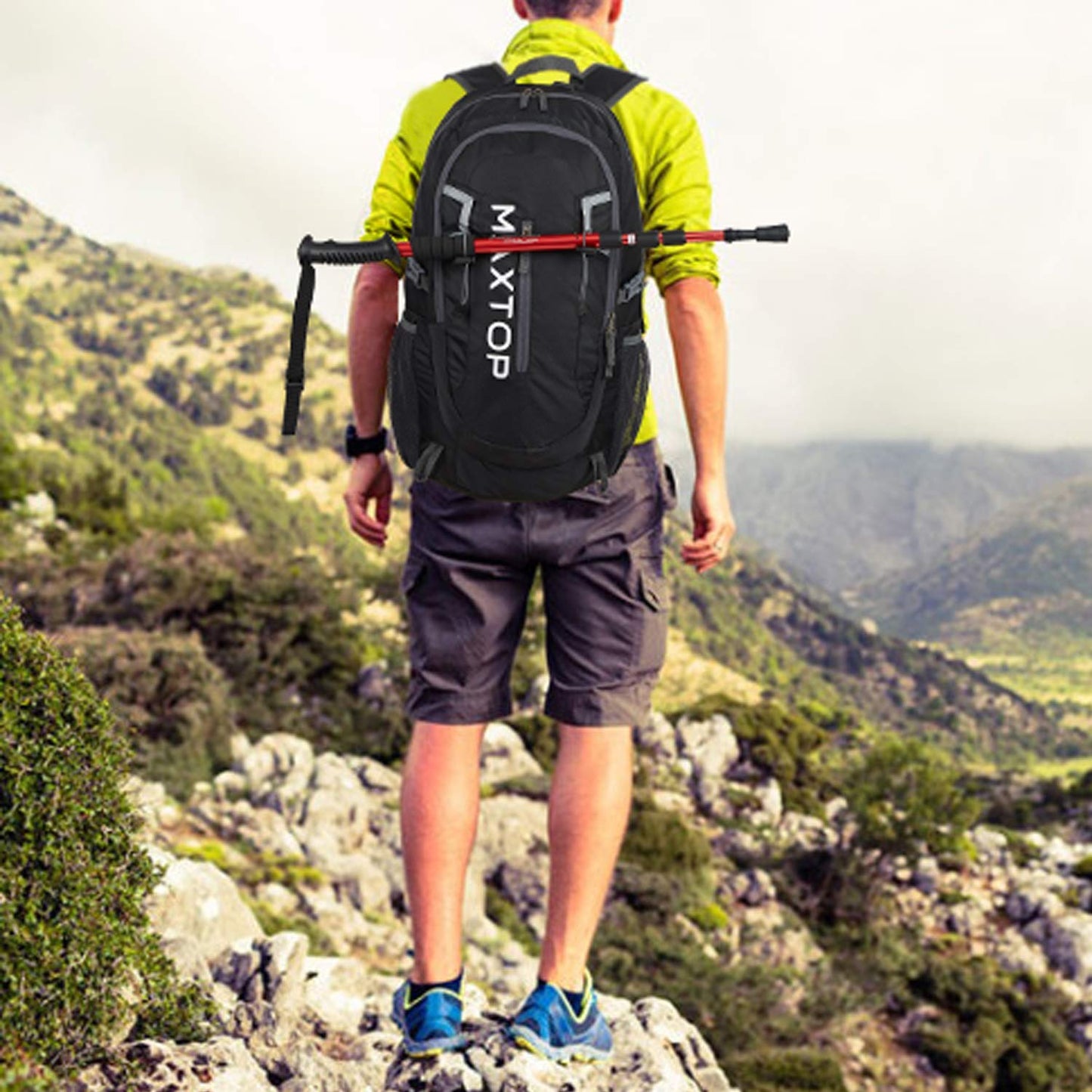 MAXTOP 40L Ultra Lightweight Packable Backpack Foldable Rucksack Water Resistent For Men Women Kids Outdoor Camping Hiking Travel Daypack Handy Durable