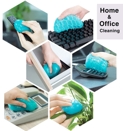 TICARVE 2Pack Cleaning Gel Car Putty Slime for Detailing Putty Detail Tools Car Interior Cleaner Automotive Cleaning Kits Keyboard Cleaner Blue Rose (320g/11.2oz)