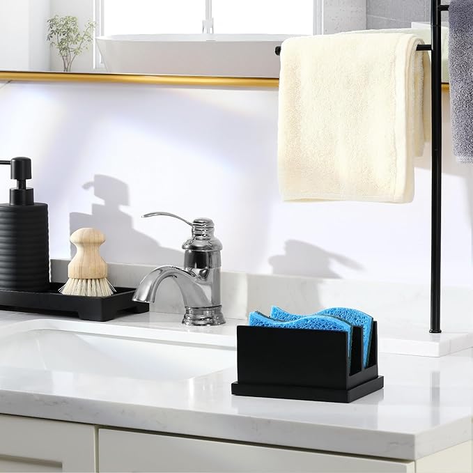 Luxspire Kitchen Sponge Holder for Sink, Dish Sponge Holder