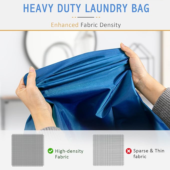 Extra Large Laundry Bag With Handles, Heavy Duty, Travel Laundry Bag