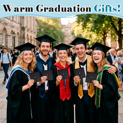 6 Sets Graduation Gift Grad Cap Box & Bracelet - 2026 Graduation Gifts Her Him, Adjustable Unisex Compass Bracelets Bracelet Tassel & Wish gift Grad card for Primary, Middle, High School & College Graduates