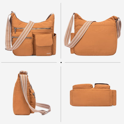 CLUCI Travel Purses for Women, Waterproof Nylon Crossbody Bags for Woman Trendy, Anti Theft Shoulder Handbags for Ladies