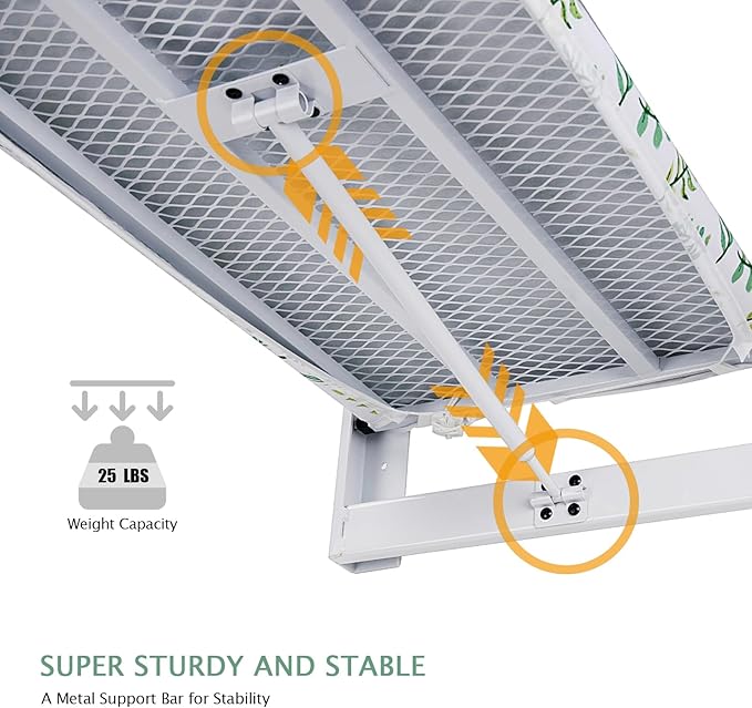 SheeChung Wall Mounted Ironing Board 36"X12", Foldable Ironing Boards