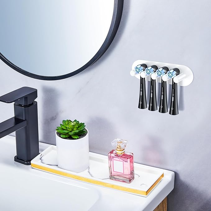Electric Toothbrush Head Holder, Toothbrush Holders Wall Mounted, Adhesive