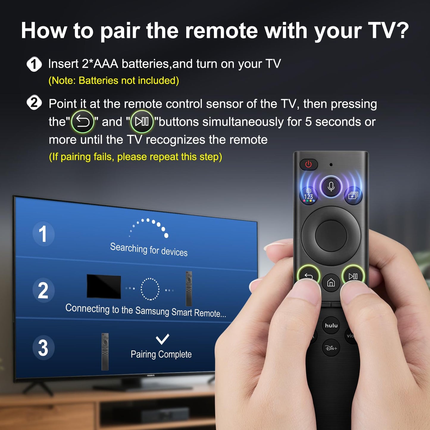 Voice Replacement for Google-Chromecast-Remote, G9N9N for Chromecast with Google TV Remote, for Google TV Streamer (Only for Snow Chromecast Google)
