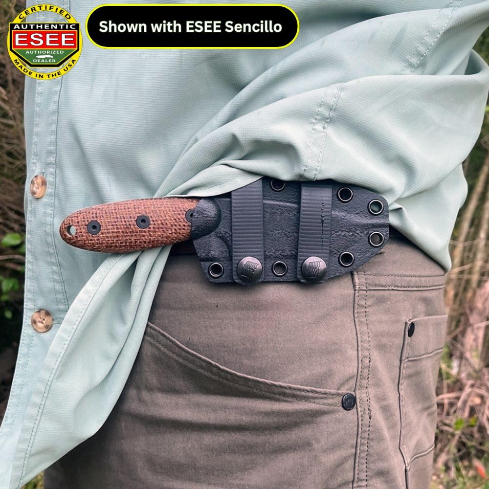 ESEE Horizontal & Scout Strap Carry Kits (Strap Kit 1 (Candiru, Izula, Imlay, Xancudo))