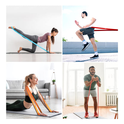 CFX Resistance Bands for Working Out,Pull Up Assistance Bands,Workout Bands for Exercise,Elastic Bands for Body Stretching,Crossfit Training at Home/Gym for Men & Women