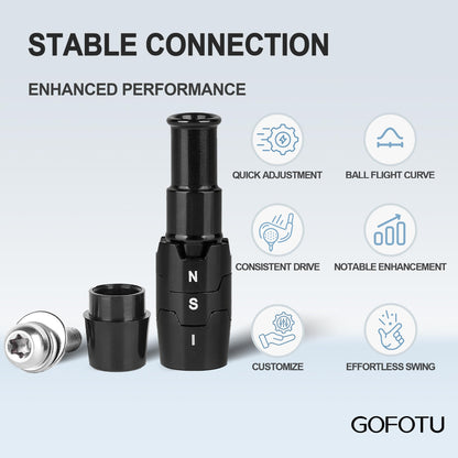 Gofotu Golf .335 Golf Adapter Sleeve Shaft Compatible with Callaway Quantum,Elyte, Ai Smoke Series Drivers, Paradym, Epic, Rogue ST, Great Big Bertha, MAVRIK Series,16/815/814 XR Drivers