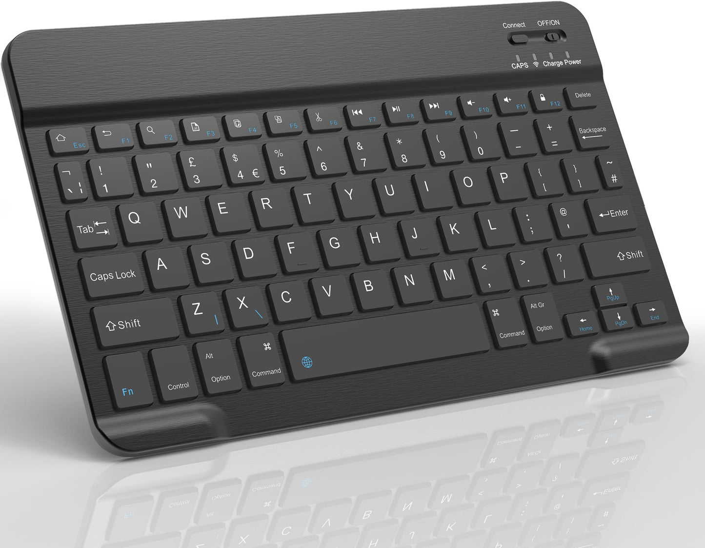 NOOX Bluetooth Keyboard for iPad 10th Generation, iPad Pro 13/12/11/10/9/8/7 inch, iPad Air 13/11th Gen, iPad mini, Tablets, etc. - Slim Wireless Portable Travel Office Computer Accessories
