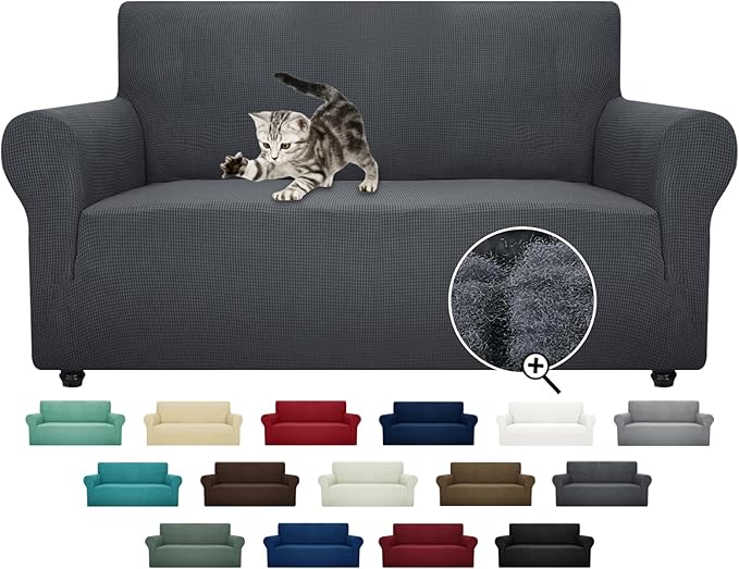 ZNSAYOTX Super Stretch Couch Cover Love Seat Sofa Covers