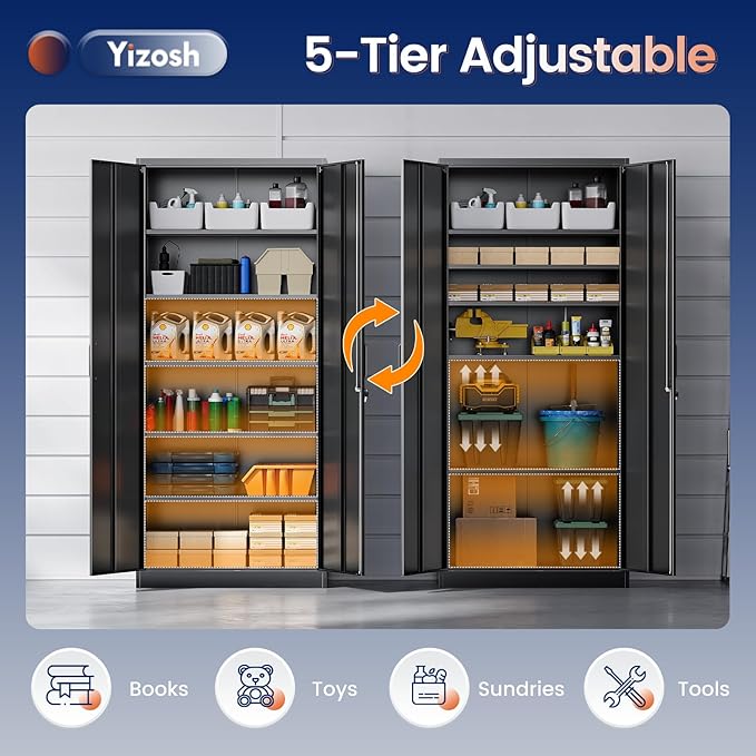 Yizosh Metal Storage Cabinet