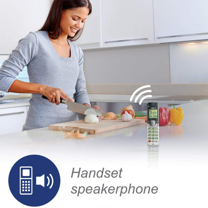 VTech CS6719-2 2-Handset Cordless Phone with Caller ID/Call Waiting, Handset Intercom & Backlit Display/Keypad, Silver