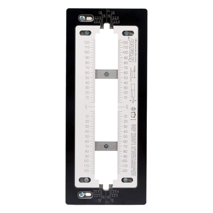 Trend Adjustable Trade Lock Jig for Mortice Lock and Latch Faceplates, Lock/JIG/B,Black
