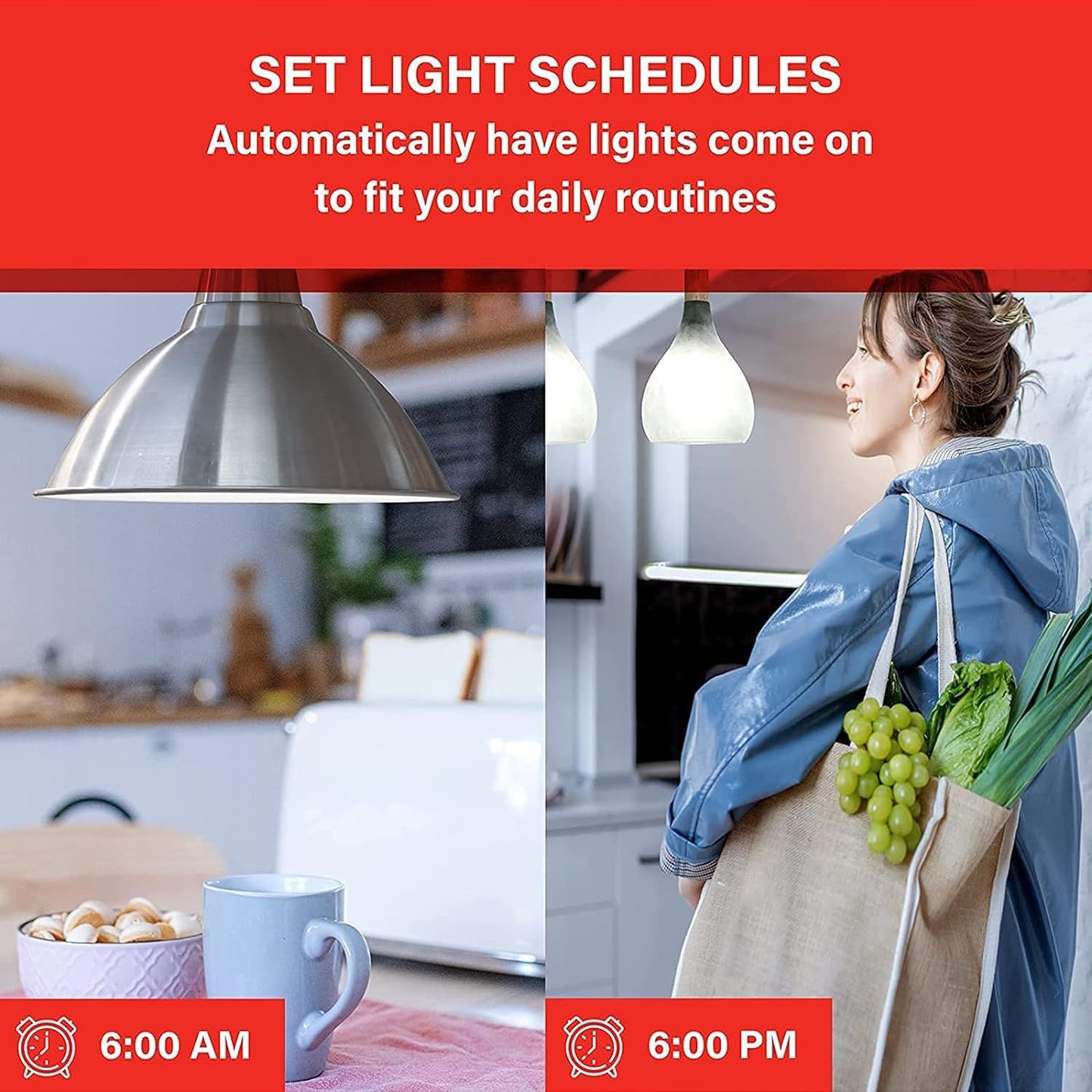 Sengled WiFi Light Bulb - Smart Bulbs That is Compatible with Google Assistant, A19 Daylight (5000K) - No Hub Required, 800LM 60W High CRI)60 Equivalent, 4 Count (Pack of 1)