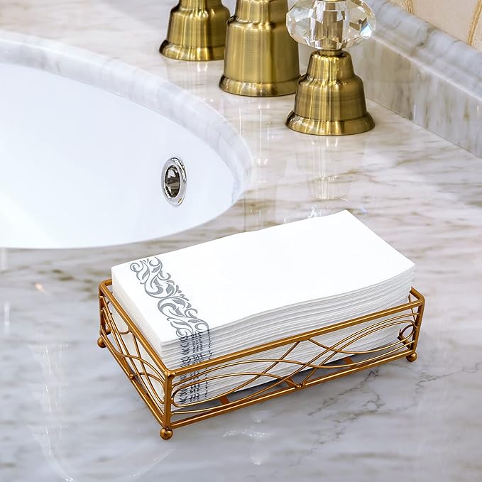200 Pack Guest Towels Disposable Bathroom, Soft and Linen Feel Disposable Hand
