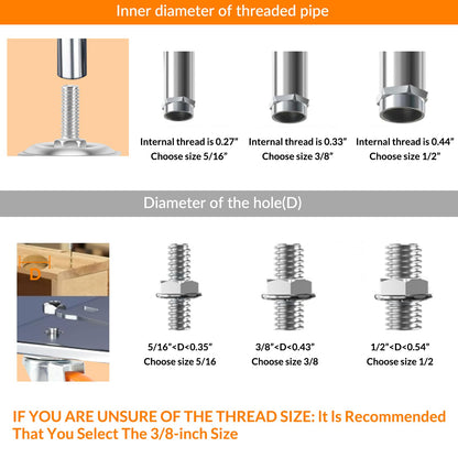 Caster Wheels, 3 Inch Casters Set of 4, Threaded Stem 3/8"-16 x 1 (Screw Diameter 3/8", Length 1") Polyurethane Locking Swivel Castors,Heavy Duty Caster with Brake Wheels for Furniture and Workbench