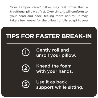 Tempur-Pedic TEMPUR-Travel Neck Pillow, Polyester, Navy