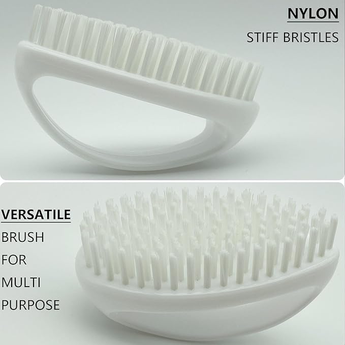 Scrub Brush for Cleaning Scrubbing Heavy Duty Stiff Nylon Bristles Cleaning