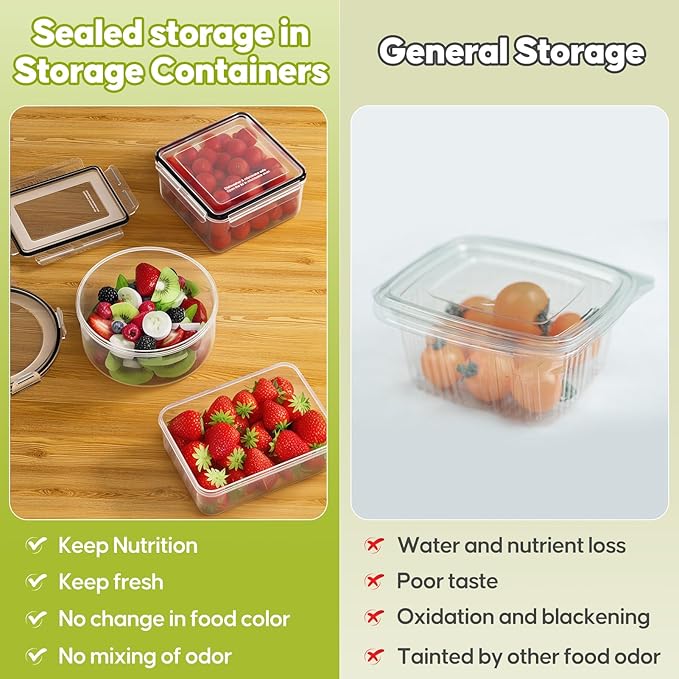 42 PCS Food Storage Containers
